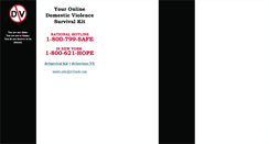 Desktop Screenshot of domesticviolence.com